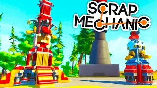 ЗАПУСКАЕМ РАКЕТЫ В КОСМОС! (Scrap Mechanic)