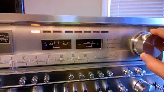 Pioneer SX-1980 FM Tuner Demonstration