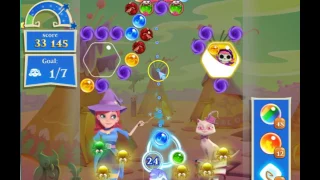 Bubble Witch Saga 2 Level 1500 with no booster & 5 bubbles left