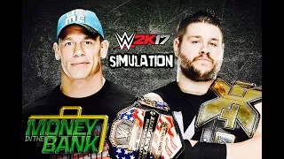 WWE 2K17 KEVIN OWENS VS JOHN CENA [ SIMULATION ] MONEY IN THE BANK 2015