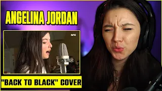 Angelina Jordan "Back to Black"| FIRST TIME REACTION | Cover | ft KORK, improvised lyric.