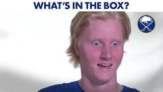 Buffalo Sabres Players Guess What's In the Box! | "Is It Licking Me?"