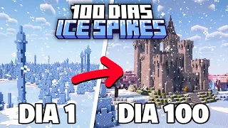 SOBREVIVI 100 DIAS EM UM MUNDO DE GELO NO MINECRAFT HARDCORE - O FILME