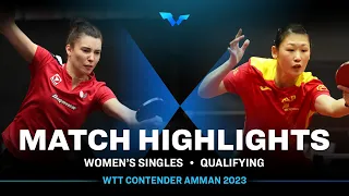 Karoline Mischek vs Maria Xiao | WS Qual | WTT Contender Amman 2023