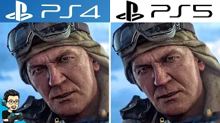 Battlefield 5 - PS4 vs PS5  - Graphics Comparison & FPS Test (Backwards Compatibility)