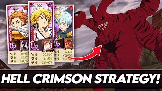Complete Hell *CRIMSON* Demon Guide! Team Comps & Strategy! *3 Turn Run* (7DS Guide) 7DS Grand Cross