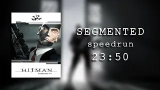 Hitman: Codename 47 - SEGMENTED speedrun in 23:50