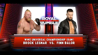 WWE 2k23 | Brock Lesnar vs Finn Balor | Royal Rumble (4k 60FPS)