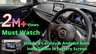 How to install Apple carplay android auto in Mazda 2 | Mazda 2 carplay installation | Mazda 2 |