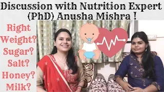 Baby Nutrition and Diet with PhD Anusha Mishra (Nutrition Expert)