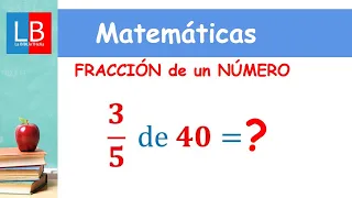 FRACCIÓN de un NÚMERO para niños ✔👩‍🏫PRIMARIA