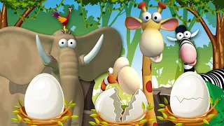 Gazoon | Egg Shaped 🥚 Jungle Book Diaries | Funny Animal Cartoon For Kids