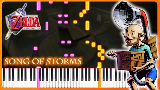 Song of Storms ~ The Legend of Zelda: Ocarina of Time | Piano (+ Sheet Music)