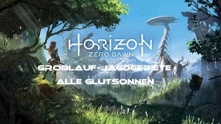 Horizon Zero Dawn | Großlauf-Jagdgebiete | Alle Glutsonnen