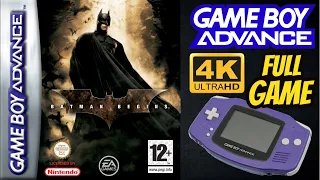 Batman Begins | GBA | 4K60ᶠᵖˢ UHD🔴| Longplay Walkthrough Playthrough Full Movie Game