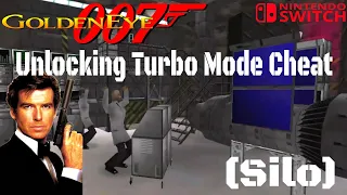 #GoldenEye 007 Unlocking Turbo Mode Cheat | Silo | Difficulty: Agent | #Switch