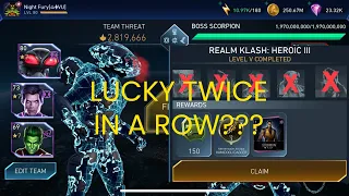 DO I GET TWO LEGENDARY SCORPION REWARDS BACK TO BACK? Injustice 2 Mobile