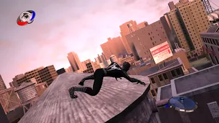 Black Suit Web Swinging. Spider man 3 Free Roam Gameplay