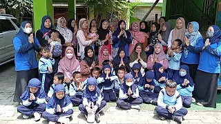 kekompakan guru, wali murid dan anak" paud/TK Al-ishlah cengkareng Jakbar