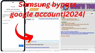 Samsung bypass google account|2024|