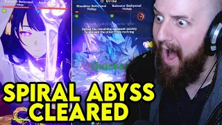 TECTONE'S FIRST TIME TRYING SPIRAL ABYSS IN 1 YEAR