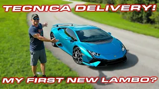 MY FIRST NEW LAMBO! * Lamborghini Huracan Tecnica Delivery and Testing