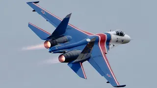 Russian Fighter Jets, Su-57, Su-35, Su-34, Su-30SM, MiG-35, MiG-31 Russian Air Force - Caças Russos