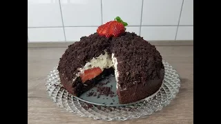 Maulwurf Kuchen mit Erdbeeren ♥ P&S Backparadies