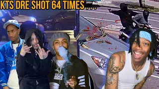 RAPPER KTS DRE GETS SHOT 64X BY OPPS..2 MIN AFTER BEING RELEASED FROM JAIL | CASHOUT REACTIONS