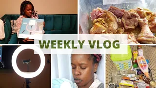 MY WEEKLY VLOG: Jumia package|Cooking|Clinic visit|Shopping|Unboxing my ringlight 😊❤️