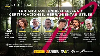 Jornada Digital Turismo Sostenible Sellos y Certificaciones para un Turismo Sostenible