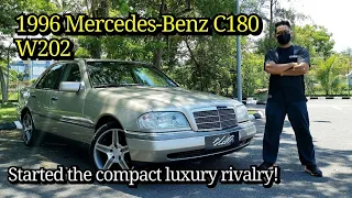 Owner's Vehicle Review & Drive 1996 Mercedes Benz C-Class W202 ! (Sarawak, Malaysia)