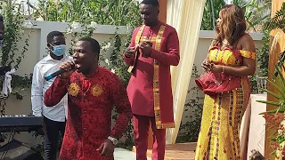 Minister Francis Amo Performs at Joe Mettle's Customary Marriage Reception