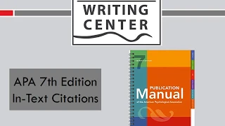 APA Style 7th Edition In-Text Citations