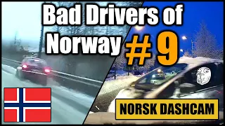 Bad Drivers of Norway #9 - Crazy taxi, speeders and cutters