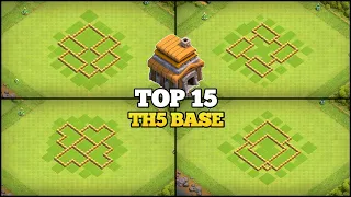 TOP 15 TOWN HALL5 (TH5) TROPHY/FARMING/HYBRID BASE | TH5 BASE COPY LINK - CLASH OF CLANS