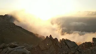 (Полу) священная гора Шалбуздаг в Дагестане, озеро Зам-Зам, приют и столовая для паломников