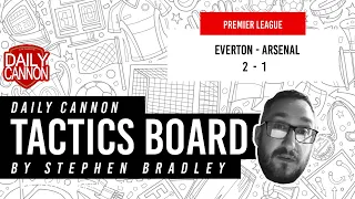 Same old Arsenal, Never Learning! | Everton 2 Arsenal 1 | Daily Cannon Tactics Board