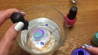 Nail Art For Beginners: Basic Water Marbling