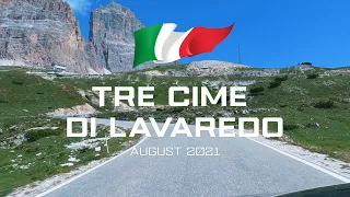 Driving in Italy, Dolomites - Dobbiaco Toblach to Tre Cime Di Lavaredo | 4k 60FPS