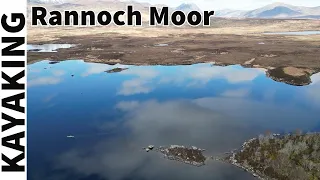 Solo kayak & camp on remote Island, Loch Ba - Rannoch Moor.  Introducing my gorgeous Nortent vern 2.