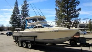 1982 28 foot Skipjack Custom Pilothouse Sport Cruiser Fishing Boat on GovLiquidation.com