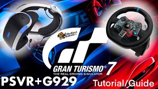 PlayStation VR Logitech G929 Guide (Gran Turismo 7 VR)