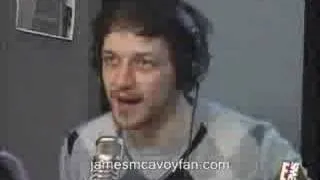 James McAvoy Doing Ryan Seacrest Impersonation