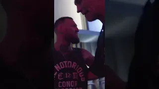 Conor McGregor and Rafael Dos Anjos altercation backstage👀