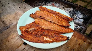 Скумбрия на мангале. Самый простой рецепт. Это очень вкусно. Mackerel