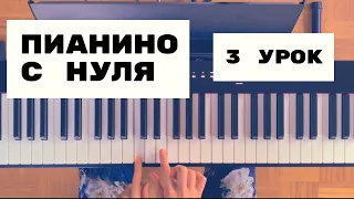 3 урок. «Пианино с нуля» - мажор и минор