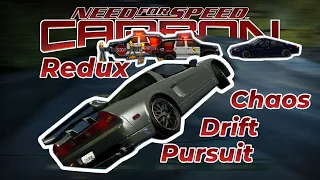 Escaping Police Chase Using Drift Physics Mod & Funny Moments - NFS Carbon Redux