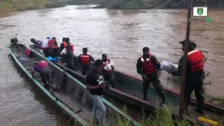 Batallón Ecológico “BOSAWAS” realizó cargue de ayuda humanitaria en el municipio de Rosita