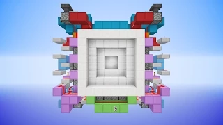 Minecraft: HUGE 6x6 Piston Vault Door [Tutorial]